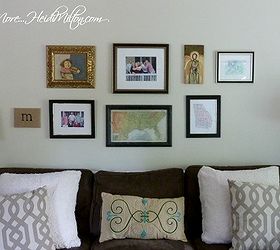 picture gallery wall family room, home decor, living room ideas, wall decor