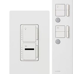 electrical difference of 2 lutron ceiling fan light switch remote, NO Fan Canopy so how does this work differently I turn either light or fan from wall switch or remote same as other pic that has Fan Canopy