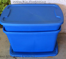 composting worms how to, composting, go green, My easy to make earthworm composting bin
