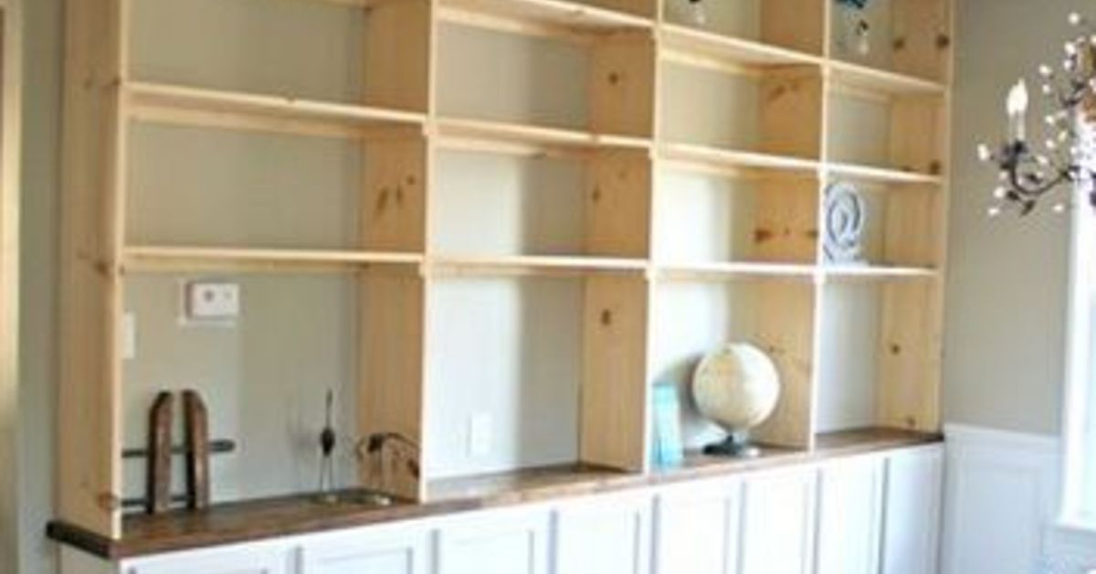 The best way to do Built-in Shelves | Hometalk