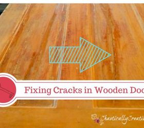 door woodworking repair cracks how to, doors, home maintenance repairs, how to