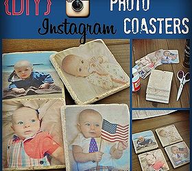 diy coasters instagram photos craft, crafts