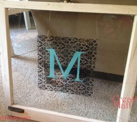 window repurpose baby shower gift, chalk paint, crafts, repurposing upcycling