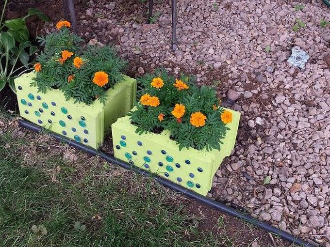 How To Besser Or Concrete Cinder Block Garden Edge Walls Hometalk