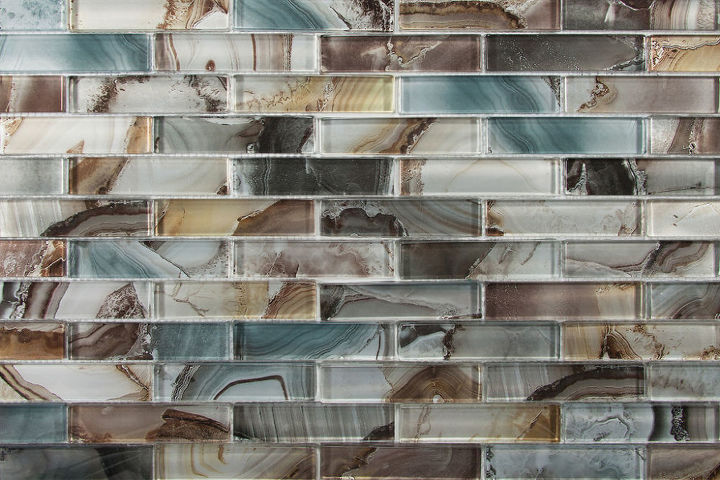 barlume linear glass mosaic, bathroom ideas, flooring, kitchen backsplash, kitchen design, tiling, Barlume Marea Linear Glass Mosaic
