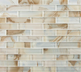 barlume linear glass mosaic, bathroom ideas, flooring, kitchen backsplash, kitchen design, tiling, Barlume Sabbia Linear Glass Mosaic