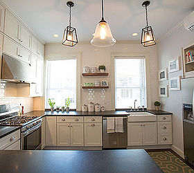 100 year old hoboken townhouse gets kitchen makeover, home improvement, kitchen cabinets, kitchen design, shelving ideas
