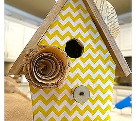 birdhouse diy vintage book pages, crafts, repurposing upcycling, woodworking projects