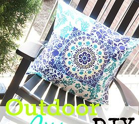patio ideas pillow diy, crafts, how to, outdoor living, reupholster