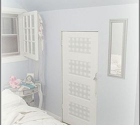 doors painting gingham pattern, bedroom ideas, painting