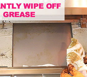 cleaning kitchen grease stove hoods, cleaning tips, kitchen design