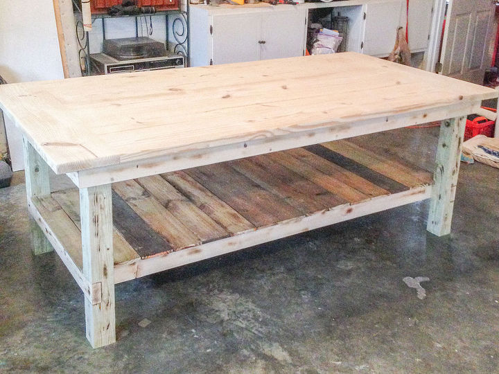 woodworking farmhouse table build, diy, painted furniture, rustic furniture, woodworking projects