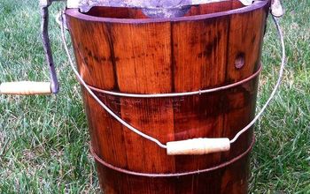 Vintage Ice Cream Freezer Restored