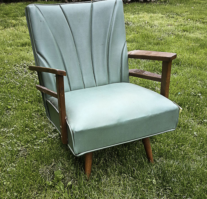 spray painting furniture vinyl chair, diy, painted furniture, painting, repurposing upcycling