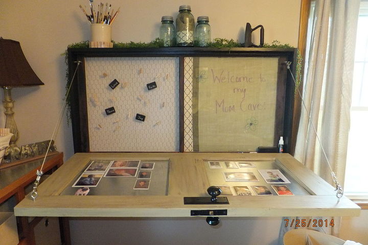 doors table hanging repurpose, diy, repurposing upcycling, wall decor, woodworking projects