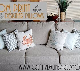 Custom Print Designer Look Pillows