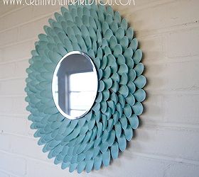 home decor for less making spoon mirrors, crafts, home decor, repurposing upcycling