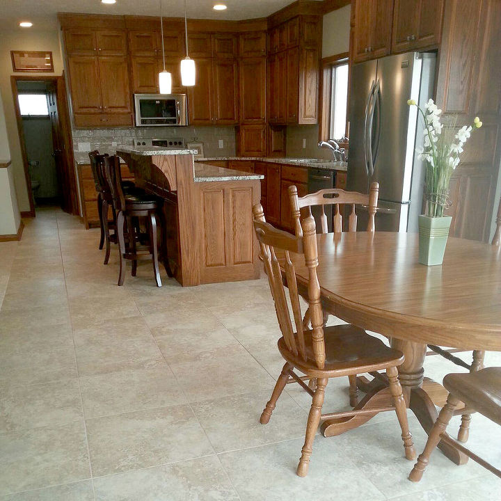 kitchen renovation custom marble, bathroom ideas, countertops, home improvement, kitchen design, tile flooring, Open Kitchen