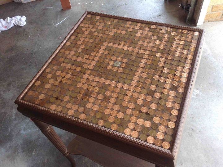the lincoln table, repurposing upcycling, The top of the Lincoln table