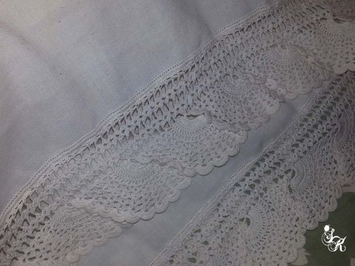 how to save this beautiful antique crochet lace, Crochet Tatted Lace Pillowcases