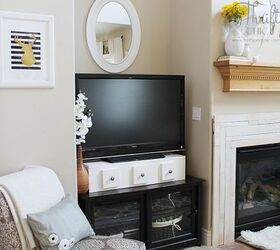 tv storage stand, diy, home decor, how to, living room ideas, painted furniture, woodworking projects