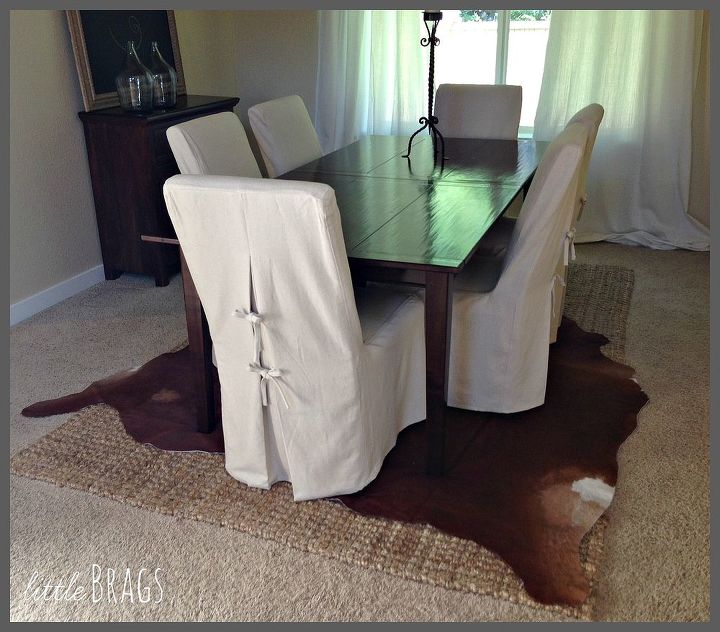 my first cowhide rug, dining room ideas, flooring, home decor