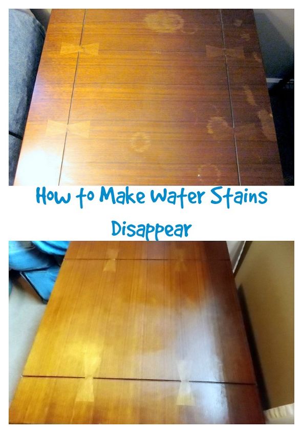 how to remove water stains from wood, cleaning tips, woodworking projects