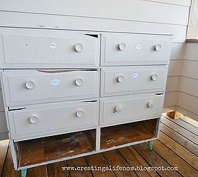 turn an old dresser into a vintage island for free, diy, kitchen design, kitchen island, painted furniture, repurposing upcycling, woodworking projects
