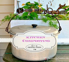 kitchen composting for beginners, composting, gardening, go green, homesteading