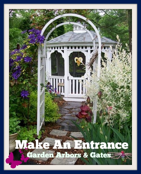 gardening arbor gates entrance lush, curb appeal, fences, flowers, gardening, landscape, repurposing upcycling