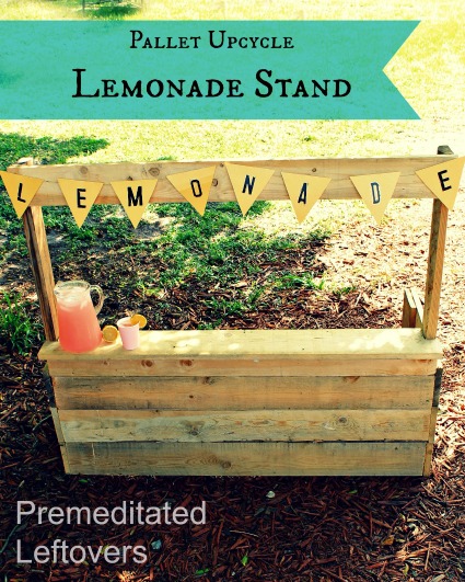 how to make a wooden pallet lemonade stand, diy, outdoor living, pallet, woodworking projects