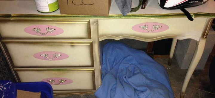painted furniture desk upcycle, chalk paint, painted furniture, This piece needed serious help