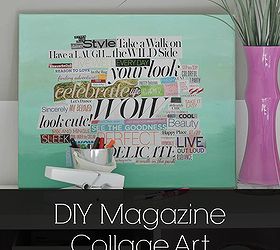 craft magazine collage art pb replica, crafts, home decor