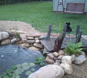 renovation pond garden backyard, landscape, outdoor living, ponds water features