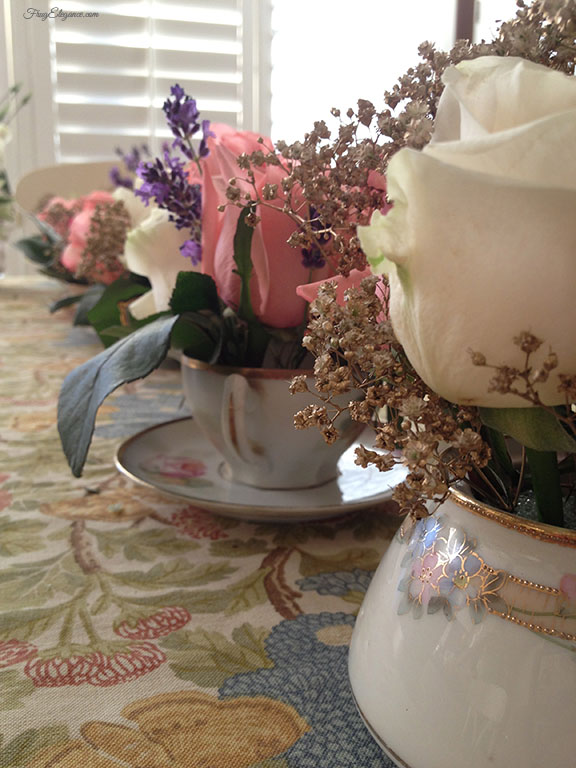 diy bridal shower centerpiece teacup, home decor, repurposing upcycling