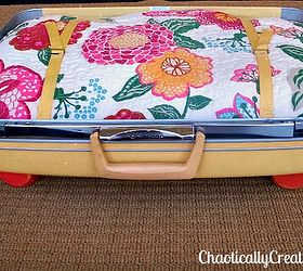Vintage Luggage Pet Bed Tutorial
