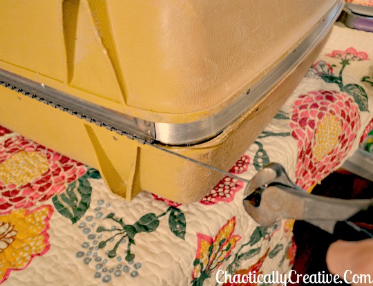 vintage luggage pet bed tutorial, how to, pets animals, repurposing upcycling