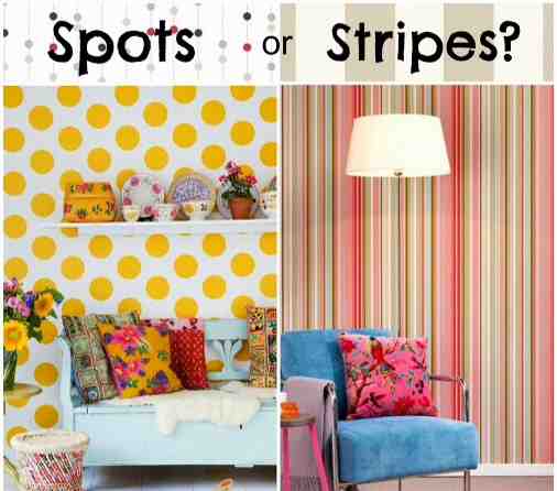 do you like polka dots or stripes, home decor, wall decor