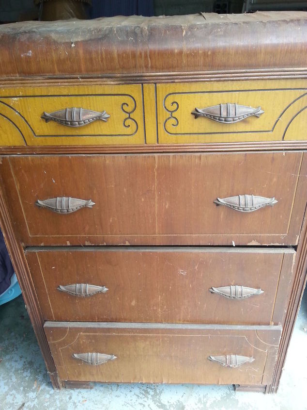 painted furniture dresser salvage makeover, painted furniture
