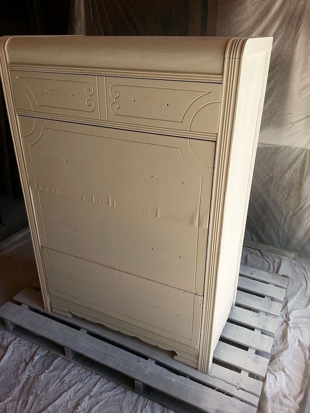 painted furniture dresser salvage makeover, painted furniture
