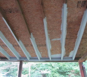 How To Finish Back Porch Ceiling Inexpensively Hometalk
