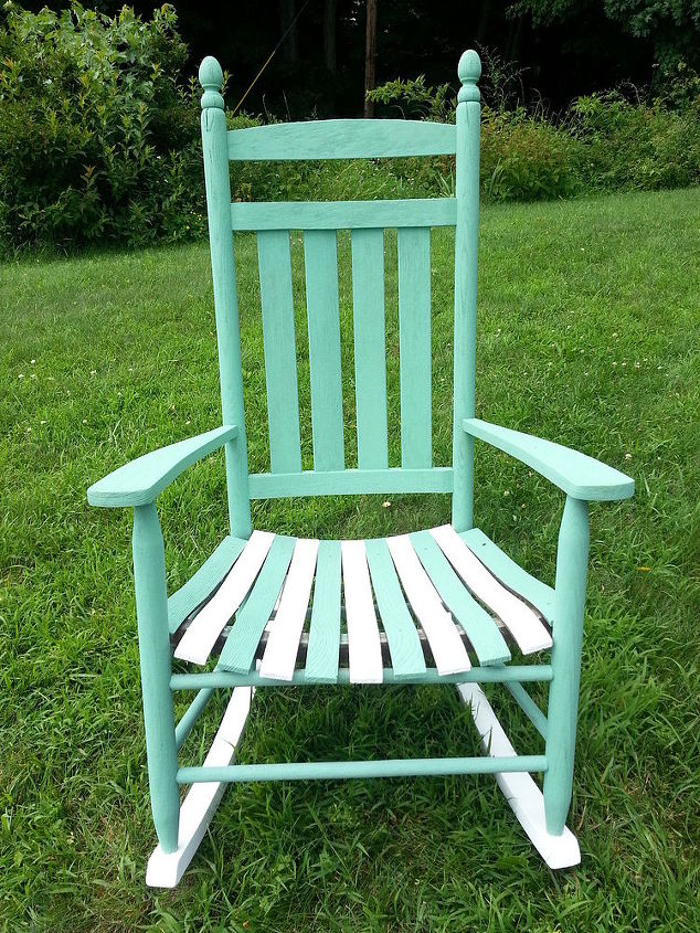 painted furniture rocking chair, outdoor furniture, painted furniture, After