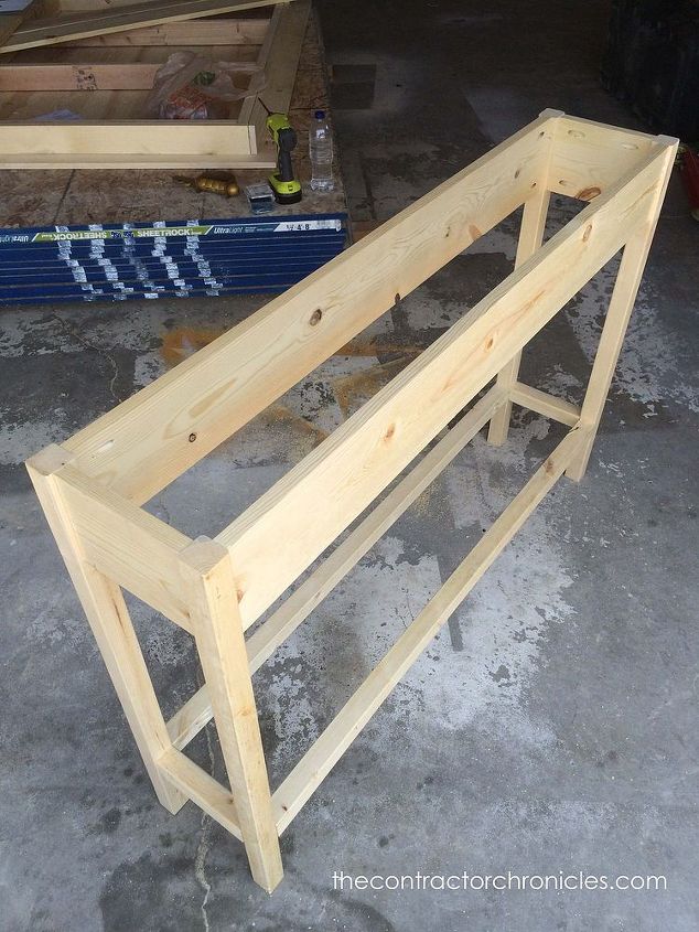 Simple Rip Sled - by Kindlingmaker @ LumberJocks.com ... Faux Drawer Farmhouse Console Table | Hometalk
