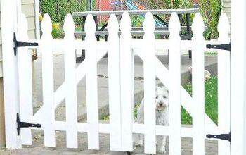 The Perfect DIY White Picket Fence Gate