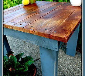 pallet wood end table graphic, diy, how to, painted furniture, pallet, woodworking projects