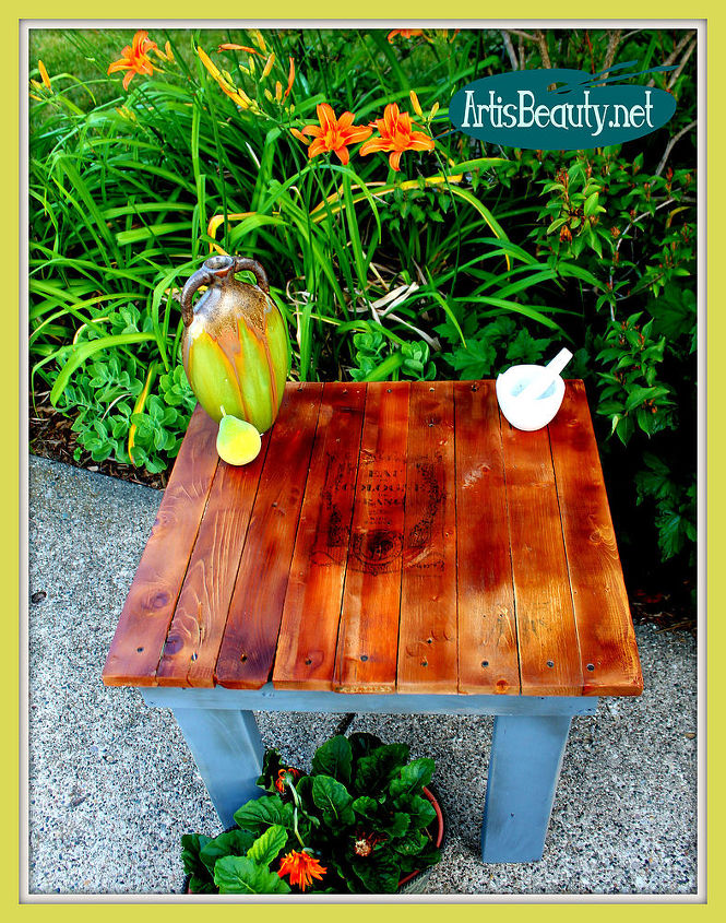 Pallet Wood To Replace Broken Glass Top, How To Replace Broken Glass In Outdoor Table