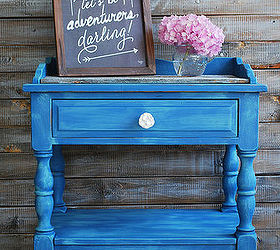 chalk paint table pallet custom blue, chalk paint, painted furniture, pallet, repurposing upcycling