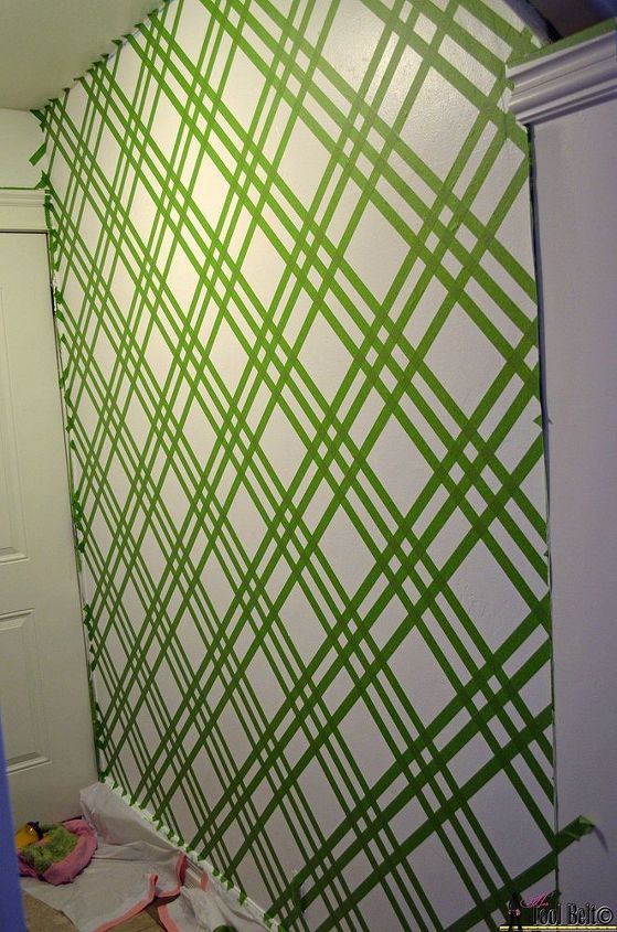 DIY Modern Wall Design With Painters Tape | Hometalk