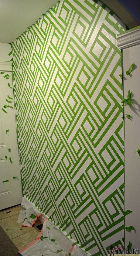 DIY Modern Wall Design With Painters Tape | Hometalk