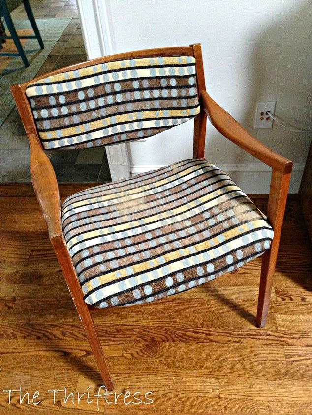 upholstered chair shower curtain midcentury, painted furniture, reupholster